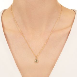 Lang Collection 1.06 Carat Pear-Shaped Diamond Pendant - GIA