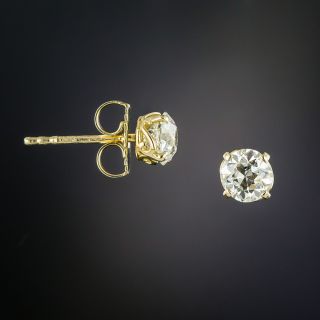 Lang Collection 1.08 Carat Diamond Stud Earrings - GIA - 1