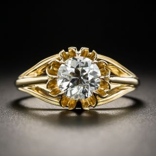 Lang Collection 1.09 Carat European-Cut Diamond Solitaire Engagement Ring - GIA I VS2 - 1