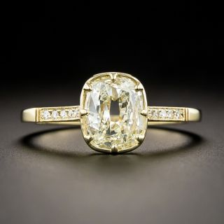 Lang Collection 1.14 Carat Antique Cushion-Cut Diamond Ring - GIA K VS2 - 3