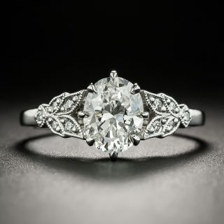 Lang Collection 1.14 Carat Oval-Cut Diamond Engagement Ring - GIA I VS1 - 2