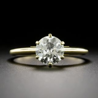 Lang Collection 1.16 Carat European-Cut Diamond Solitaire Ring - GIA J VS2 - 2