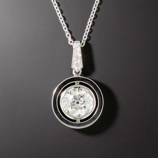 Lang Collection 1.19 Carat Diamond Pendant - GIA  J VS1 - 2