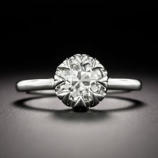 Lang Collection 1.19 Carat European-Cut Diamond Solitaire Engagement Ring - GIA L VS2 - 2