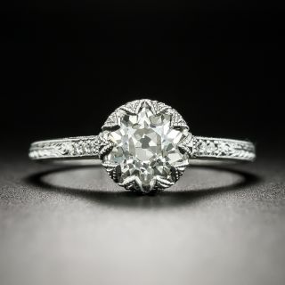 Lang Collection 1.22 Carat European-Cut Diamond Engagement Ring - GIA J VS2 - 1
