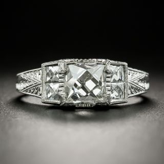 Lang Collection 1.60 Carat French-Cut Diamond Ring - GIA H VS2 - 1