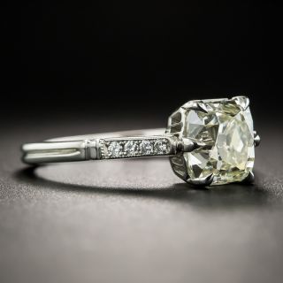 Lang Collection 1.77 Carat Antique Cushion-Cut Diamond Ring - GIA O-P SI1