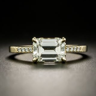 Lang Collection 1.80 Carat Emerald-Cut Diamond Engagement Ring - GIA L SI1 - 3