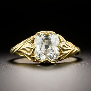 Lang Collection 2.00 Carat Art Nouveau-Inspired Ring - GIA J SI1 - 3