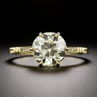 Lang Collection 2.00 Carat European Cut Diamond Engagement Ring - GIA S/T VS1 - 2