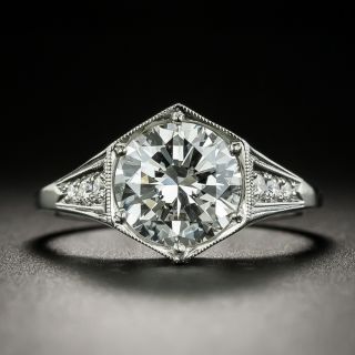 Lang Collection 2.13 Carat Diamond Engagement Ring  - GIA D VS2 - 2