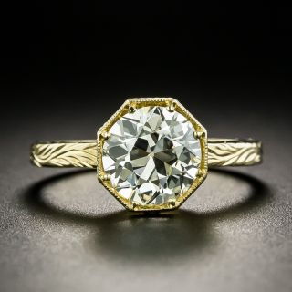 Lang Collection 2.13 Carat European-Cut Diamond Solitaire - GIA M VVS2 - 2