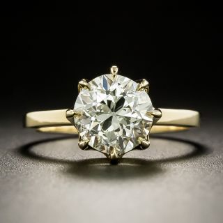 Lang Collection 2.29 Carat Diamond Engagement Ring - GIA M I1 - 2