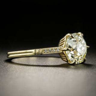 Lang Collection 2.29 Carat European-Cut Diamond Engagement Ring - GIA N VS1