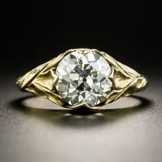 Lang Collection 2.45 Carat Art Nouveau Style Ring - 1