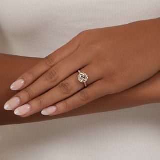 Lang Collection 3.36 Carat European-Cut Diamond Ring GIA - N SI1