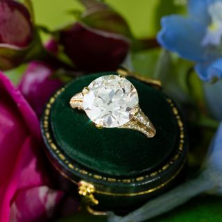 Lang Collection 5.65 Carat Diamond Engagement Ring - GIA K VS2