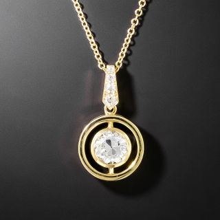 Lang Collection .55 Carat Diamond Drop - GIA G SI1 - 1
