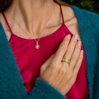 Lang Collection .55 Carat Diamond Drop - GIA G SI1