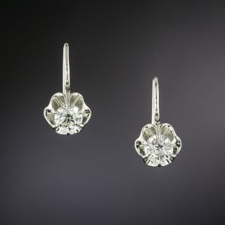 Lang Collection .58 Carat Diamond Earrings - 2
