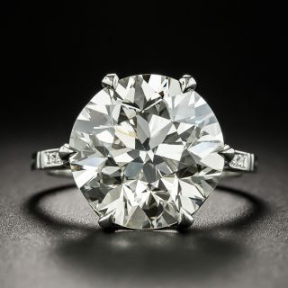 Lang Collection 8.23 Carat European-Cut Diamond Engagement Ring - GIA K VS1 - 1