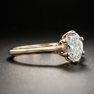 Lang Collection .80 Carat Oval Diamond Ring - GIA E SI1