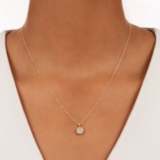 Lang Collection .86 Carat Diamond Solitaire Pendant - GIA M VS2