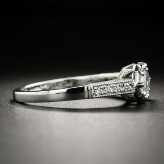 Lang Collection .99 Carat Marquise-Cut Diamond Engagement Ring - GIA D SI1