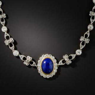 Lapis and Diamond Convertible Bracelet / Necklace