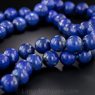 Lapis Lazuli Bead Necklace