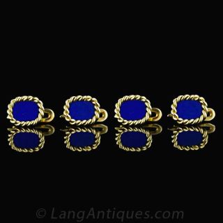 Lapis Lazuli Shirt Stud Set Main View