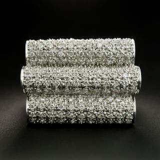 Large Pavé Diamond Ring - 1