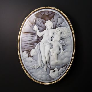 Large 20th Century Cameo Brooch/Pendant - 2