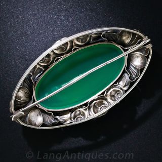 Large Arts & Crafts Silver  Brooch