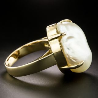Large Baroque Pearl Ring