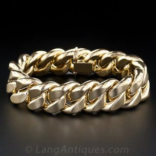 Large Curb Link Bracelet