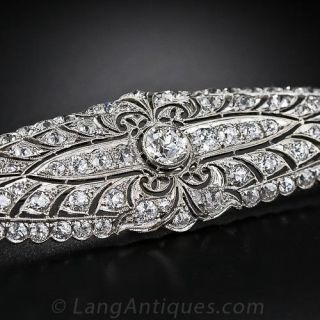 Large Edwardian Diamond Brooch