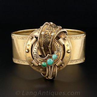 Antique French Cuff Bracelet