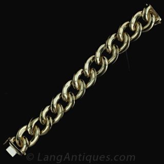 Large Hollow Link Bracelet