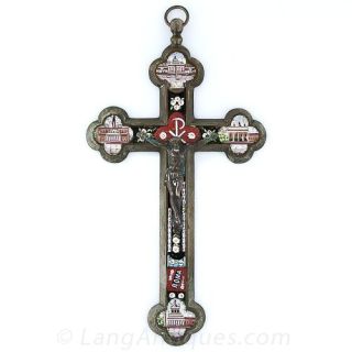 Large Micro-Mosaic Crucifix