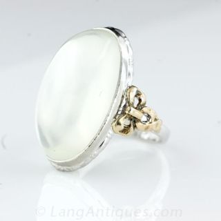 Large Moonstone in Sterling Silver