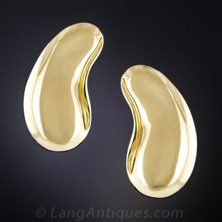 Large Peretti/Tiffany & Co. Bean Earrings