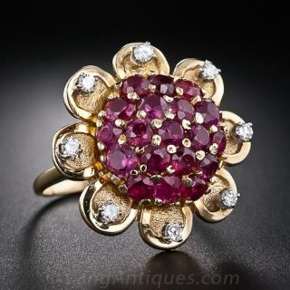 Large Retro Cocktail Ring