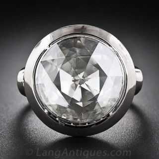 Large Rose-Cut Diamond Ring