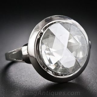 Large Rose-Cut Diamond Ring