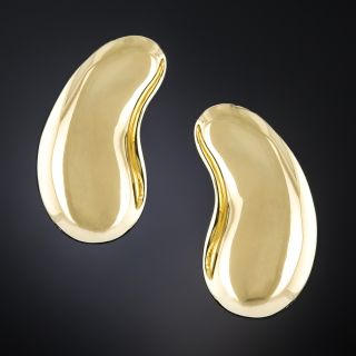 Large Tiffany & Co. / Elsa Peretti Bean Clip Earrings  - 5