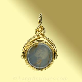 Large-Victorian-Bloodstone-and-Agate-Watch-Fob-Main-View