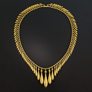 Large Victorian Fringe Necklace - 1