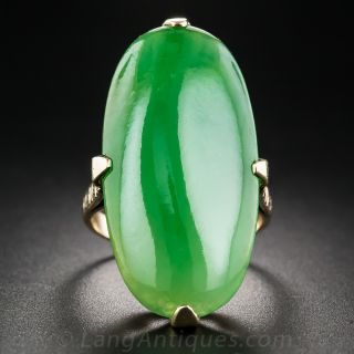 Large Vintage Jade Ring
