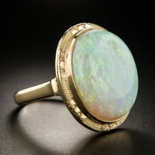 Large Vintage Opal Ring 
